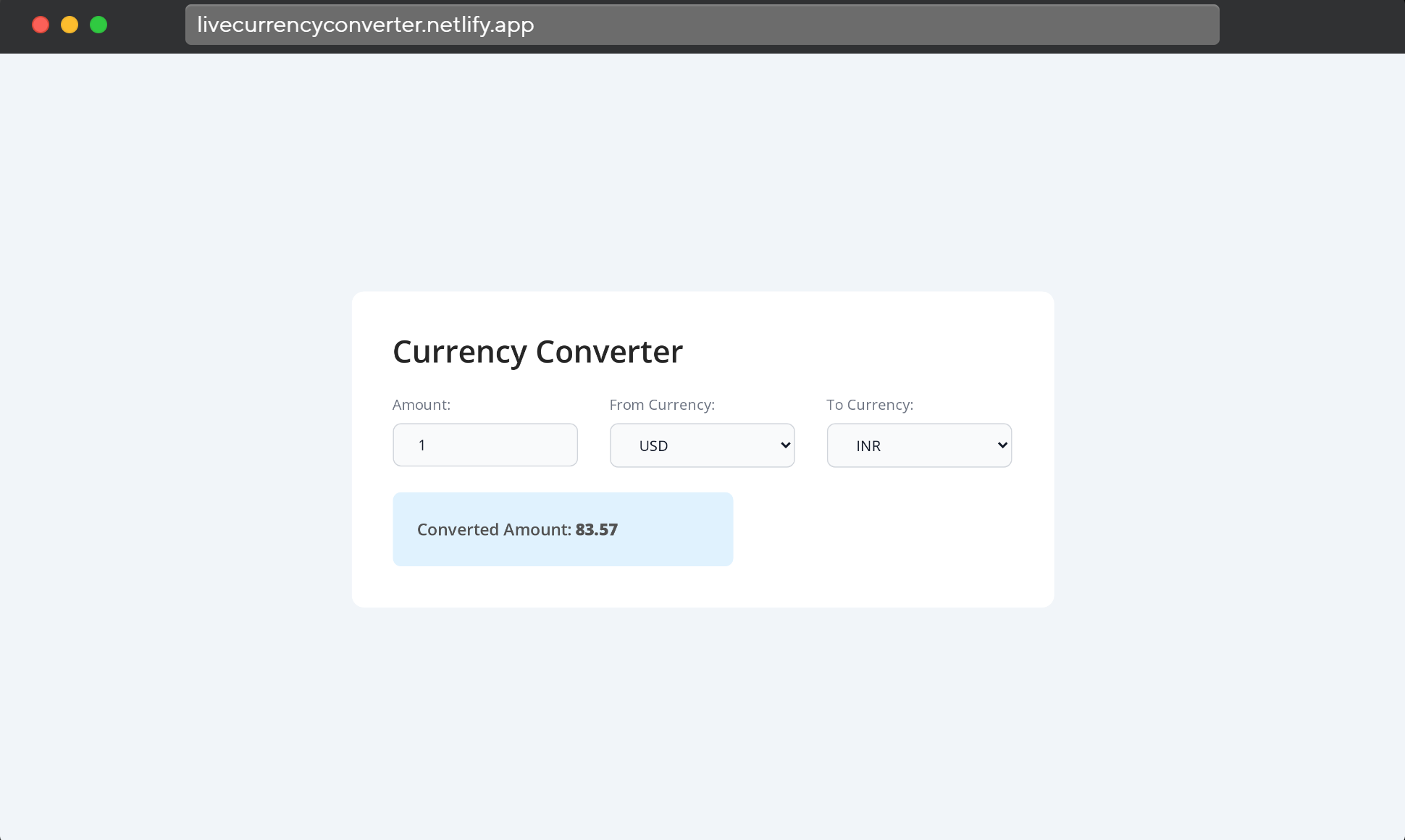 Currency Converter