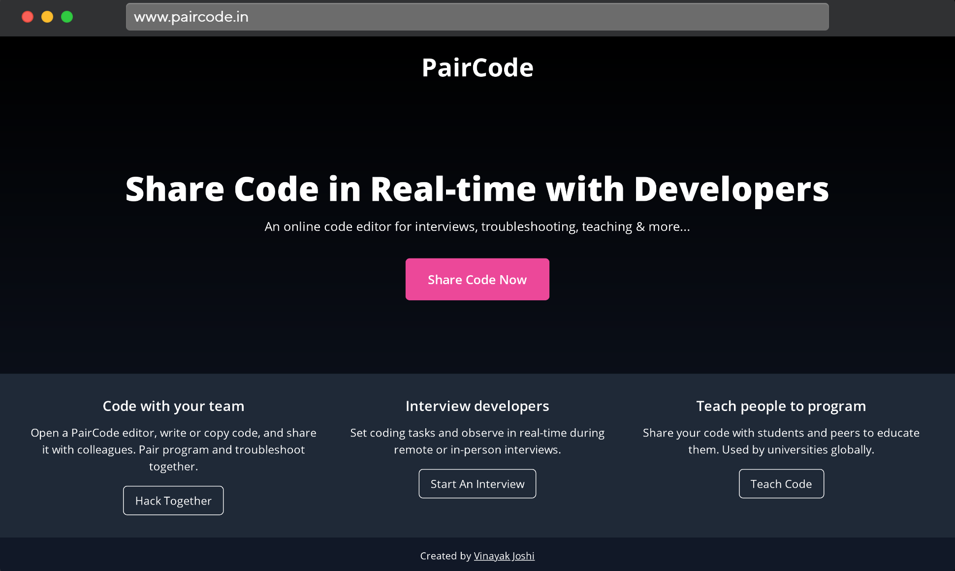 Paircode Project